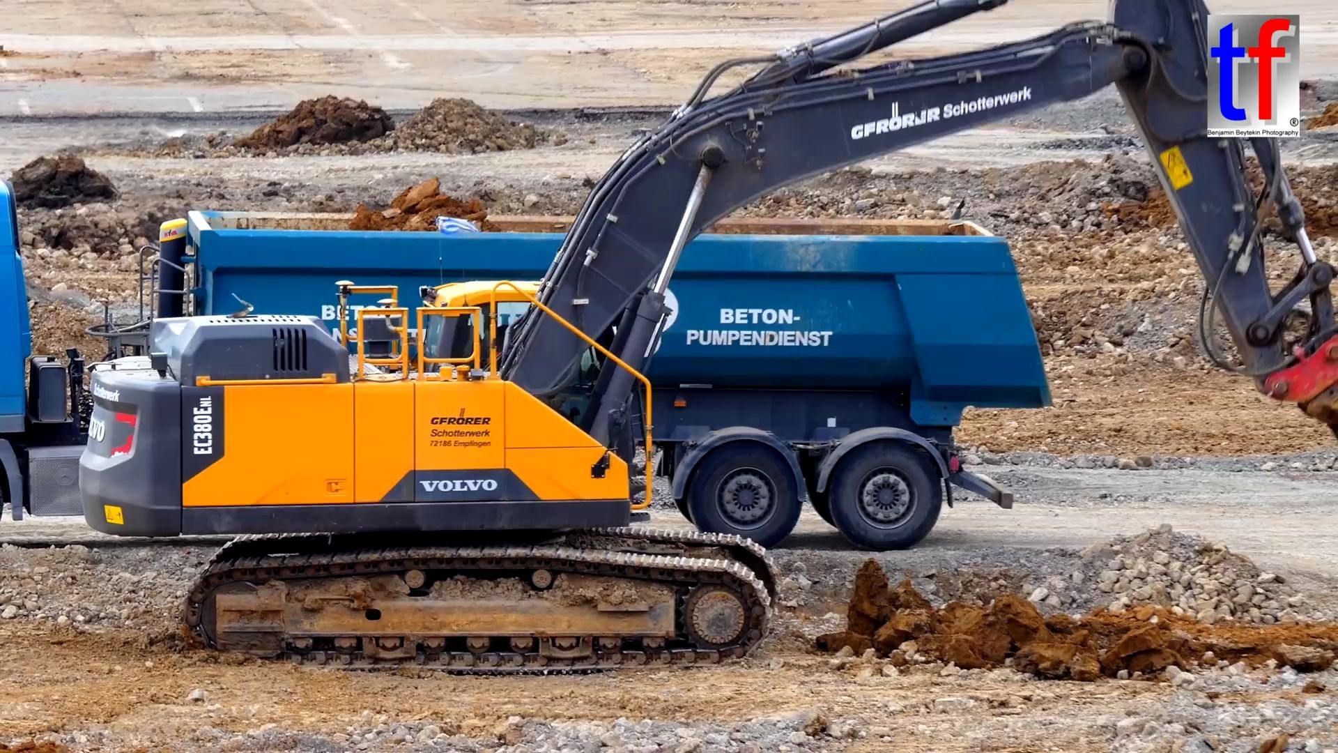 沃尔沃 volvo ec380nl挖掘机_哔哩哔哩_bilibili