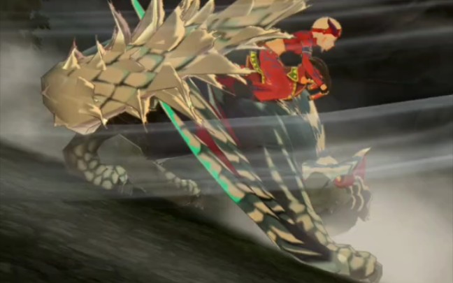 狼鱼のmhr怪物猎人骑士白疾风迅龙全技能展示