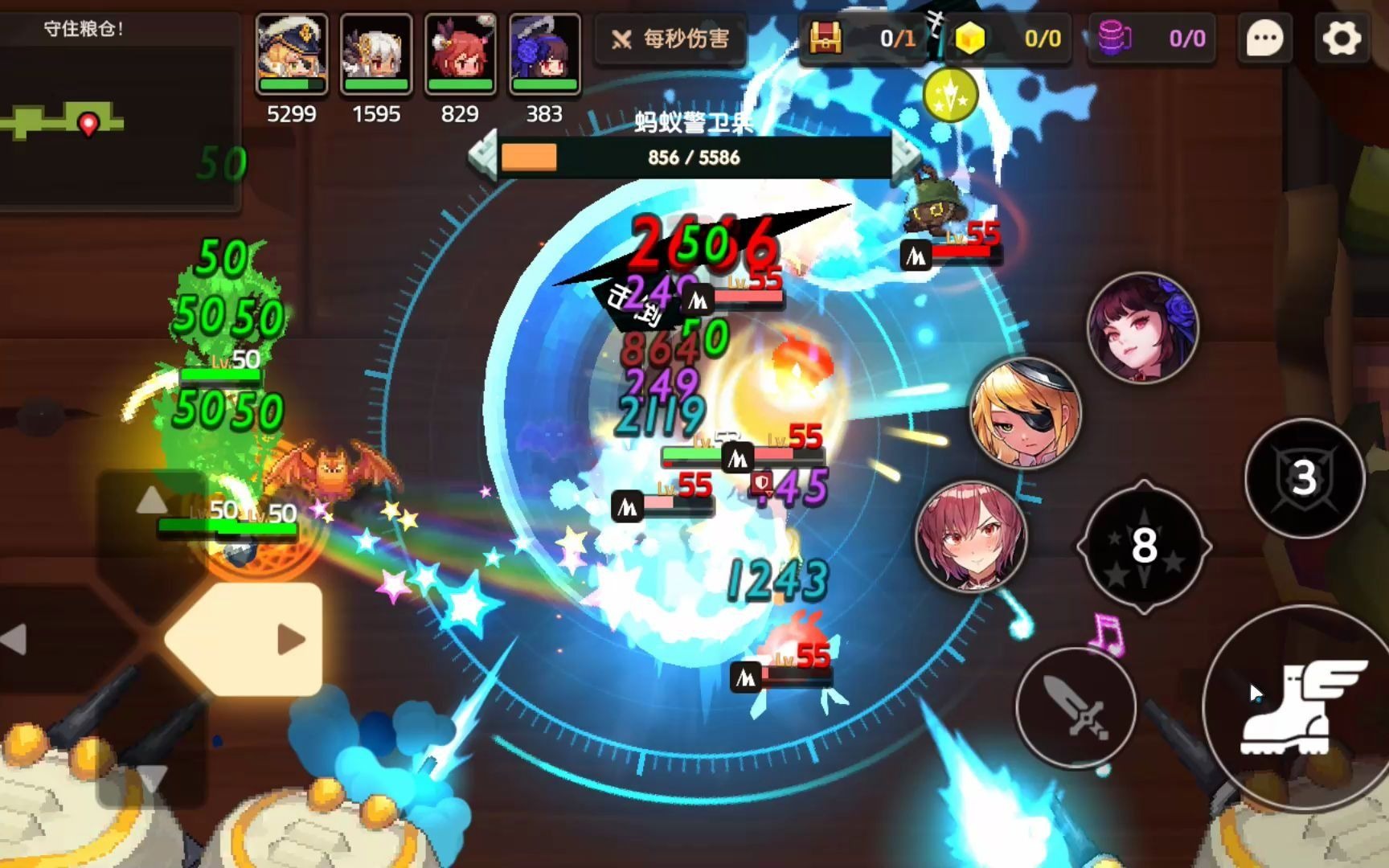 坎公骑冠剑6-2支线守住粮仓通关攻略物品全收集