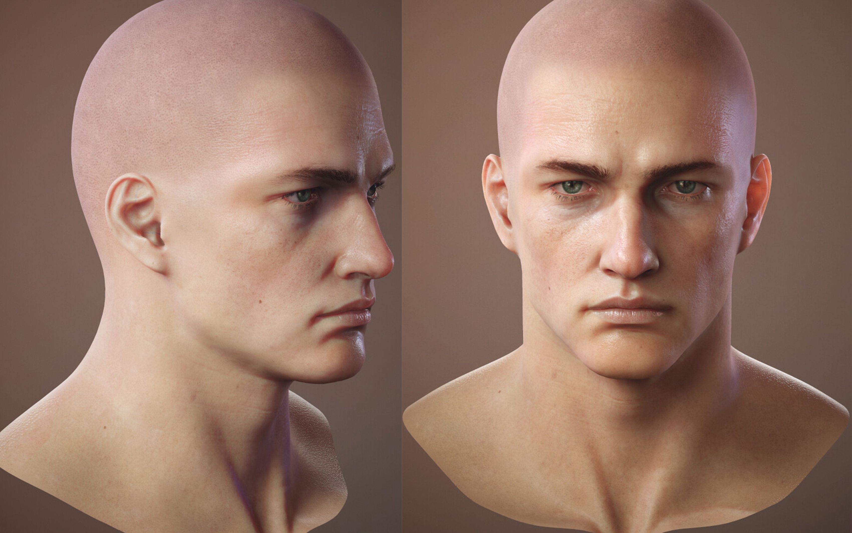 【maya新手建模】3d男性头部布线,超详细角色建模教程