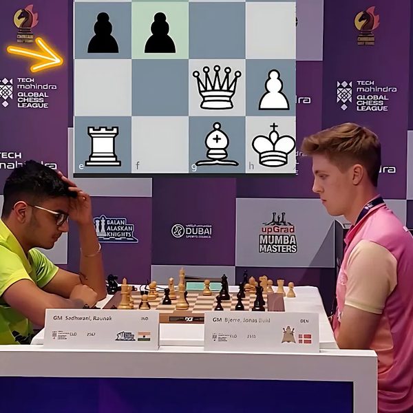 Untitled Haowen Sacrifices his Rook to Beat Hans Niemann, Dubai Open 2023