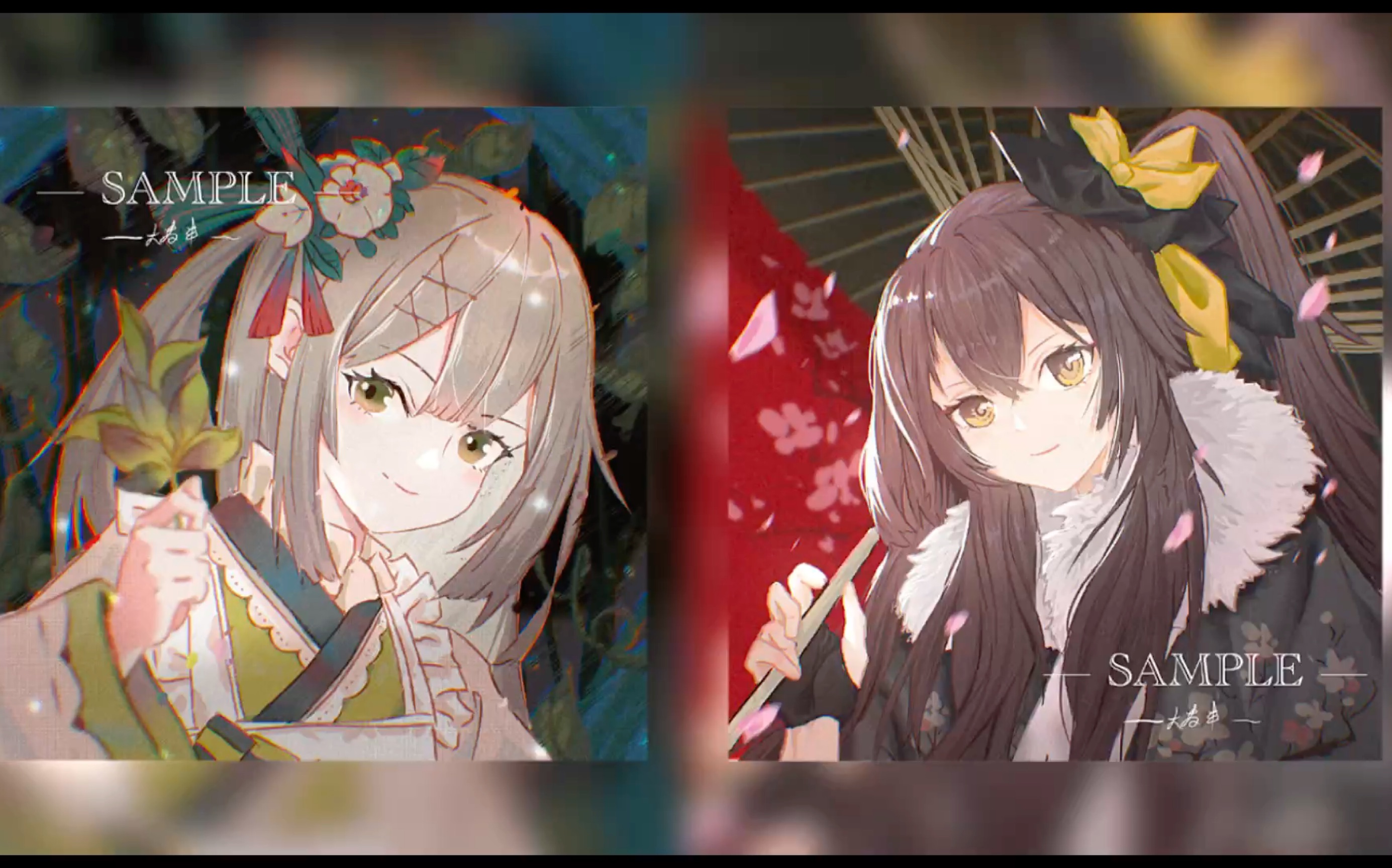 【ipad绘画】少女前线～ump45侘寂旅人以及云图计划～咲耶_哔哩哔哩