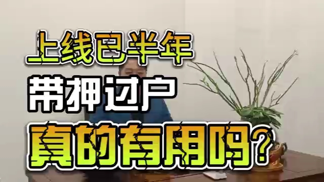 广州带押过户,实际上有用吗?哔哩哔哩bilibili