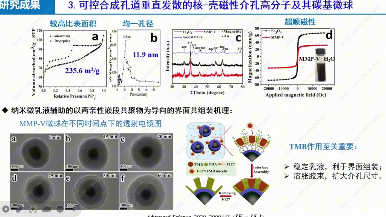 20240410山东大学潘盼盼核壳磁性介孔纳米复合材料的界面组装与应用探究哔哩哔哩bilibili