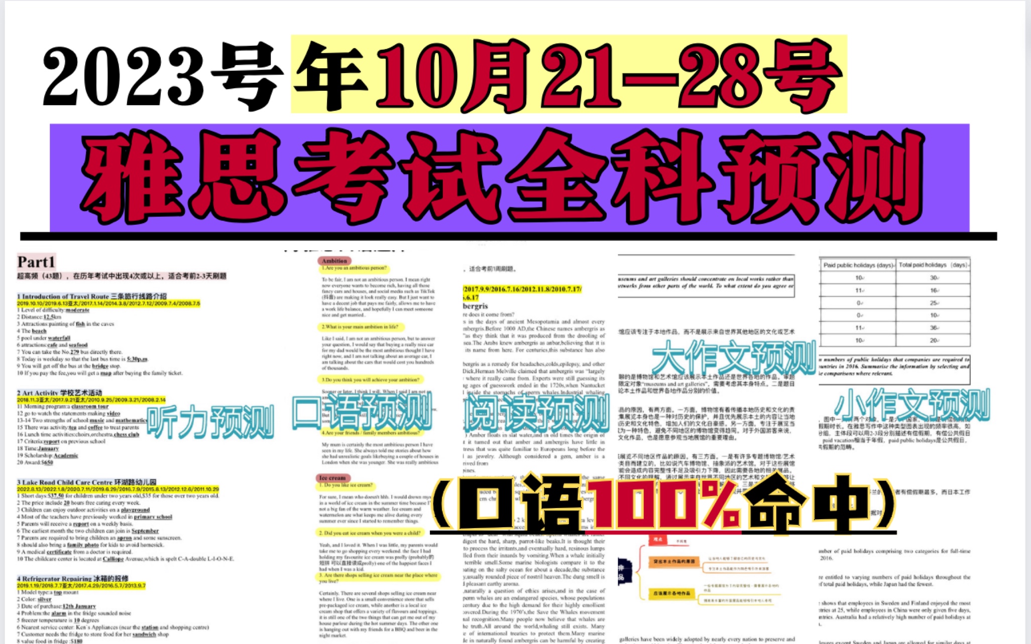 信我吧✅10月28日雅思考试题目就从这里出!!!|雅思|雅思考试哔哩哔哩bilibili