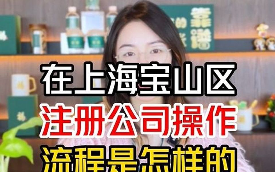 在上海宝山区注册公司操作流程是怎样的?哔哩哔哩bilibili