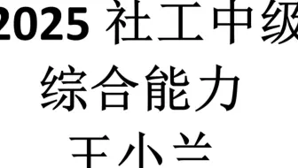 2025社工中级综合能力导学
