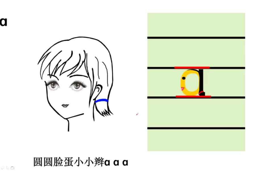 活动  如何高效学拼音-a形象记忆法