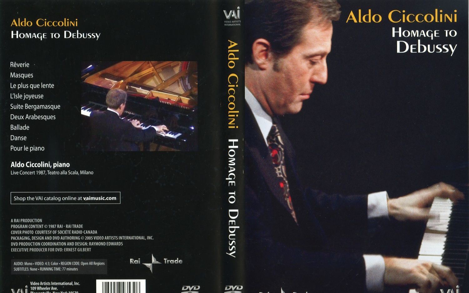 Aldo Ciccolini 阿尔多ⷥ凧瑩‡Œ尼  Debussy 1987哔哩哔哩bilibili