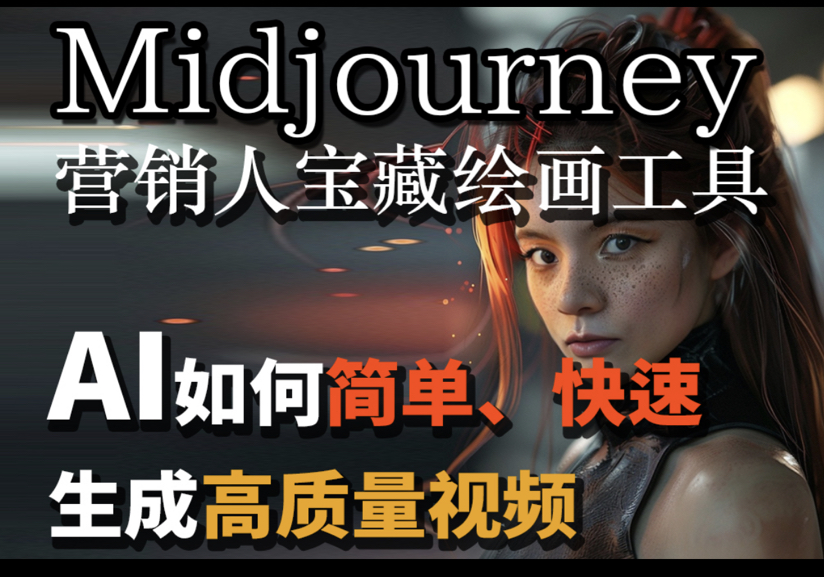 入坑AI做图,营销人宝藏绘图工具Midjourney,让设计变得像玩游戏一样简单!快速高质量图片/视频 #创新思维#AI文生图 #midjourney哔哩哔哩bilibili