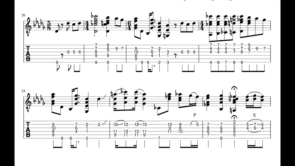 [图]THE CHRISTMAS SONG / Ben Eunson Transcription