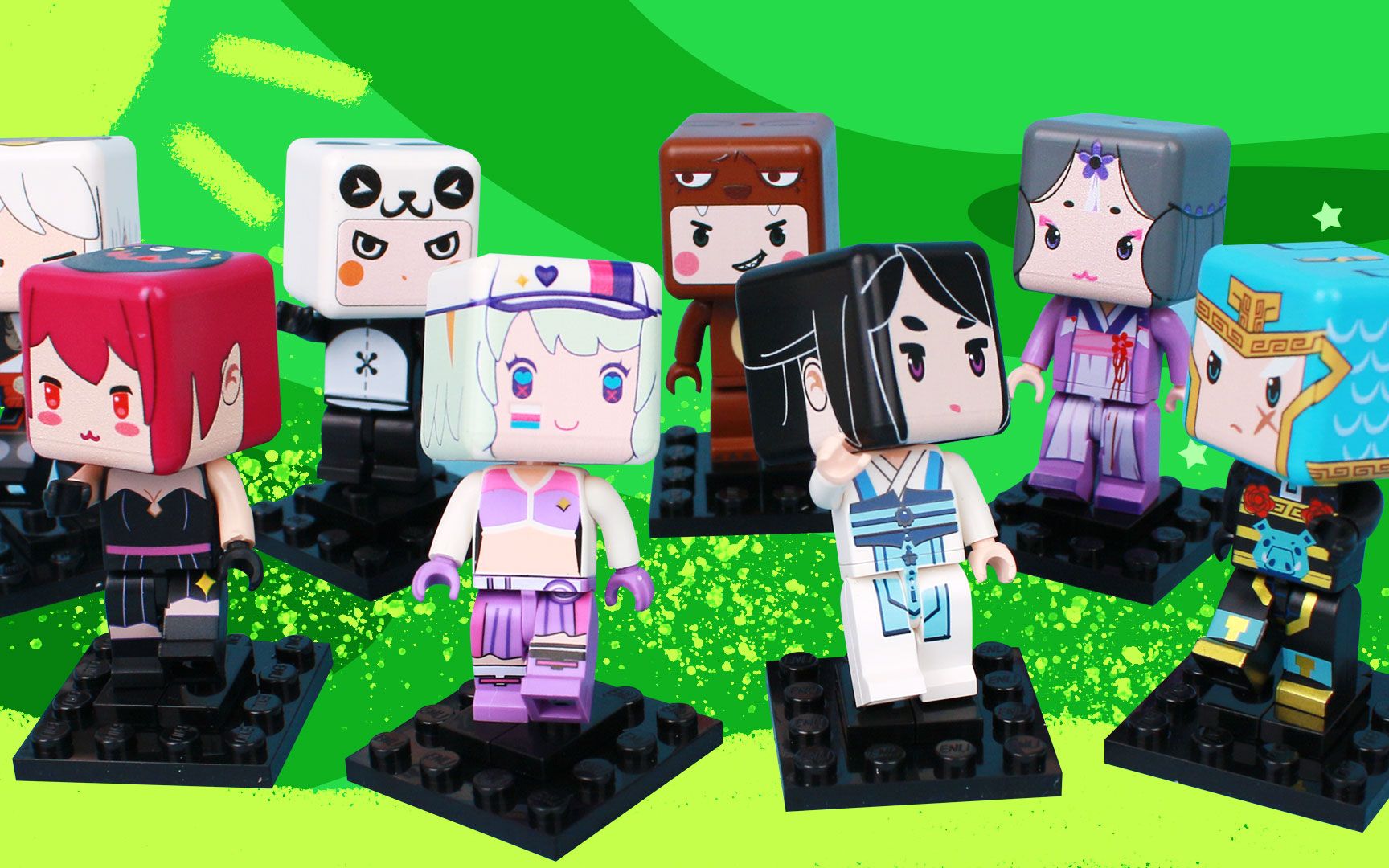 迷你世界星球联萌第2弹 8个盲盒玩具整箱开箱集齐全套