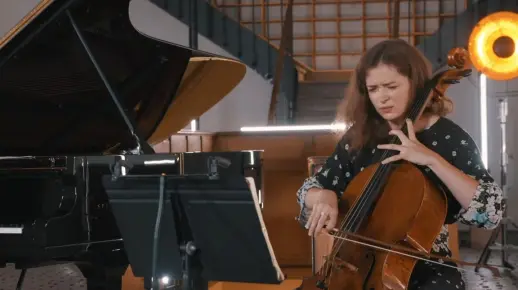 Anastasia Kobekina & Jean-Selim Abdelmoula : Cesar Franck Sonata, 3rd movement