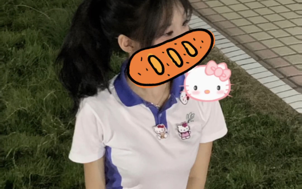 在操场发呆,晚点就回去啦#高中生#深圳校服#纯情女高#美女#甜妹