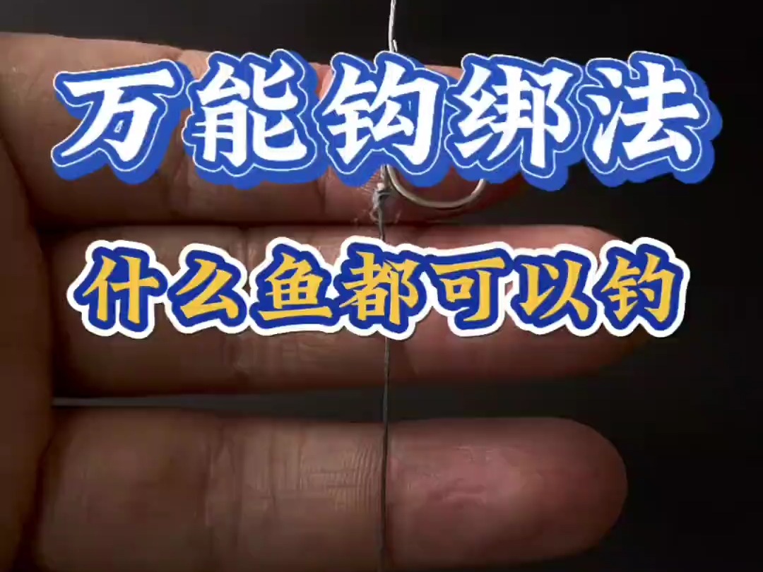 绑钩技巧 绑钩技巧,什么鱼都可以钓,但是不要用