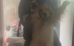 主人开着衣物烘烤器出门，在无人看管的情况下，家中遭火灾。来源：江西消防。