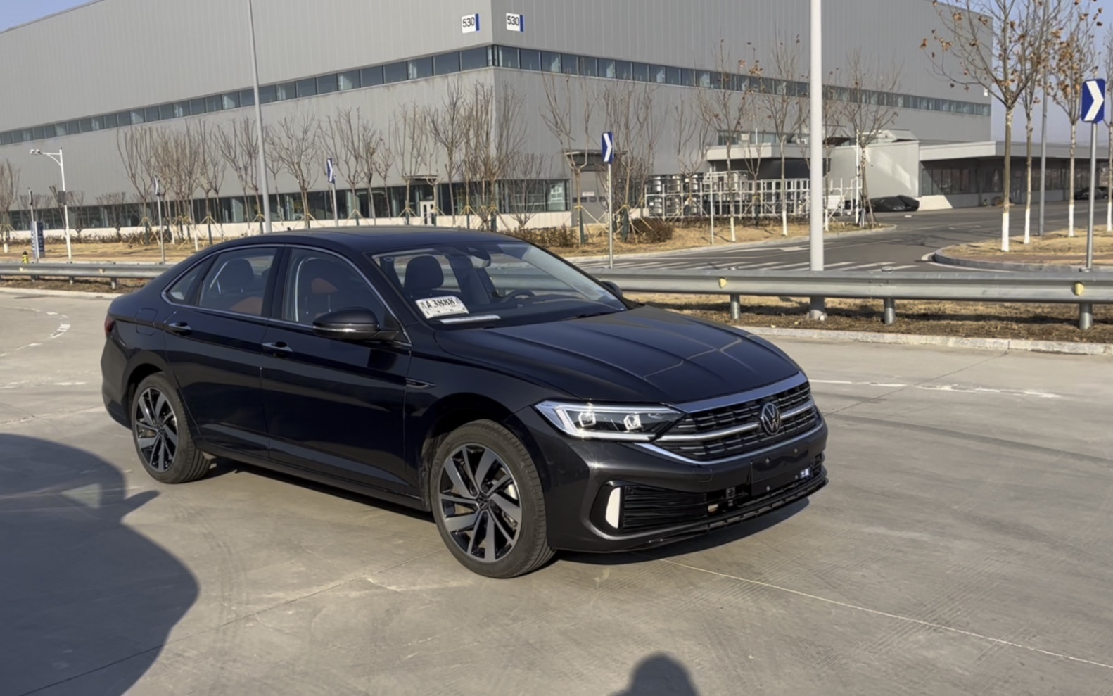 23一汽大众1.5t锰石黑速腾静态欣赏,速腾依然是a 级轿车的王者!