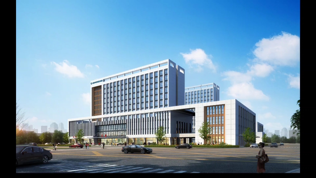 一套漂亮大气的医院效果图案例