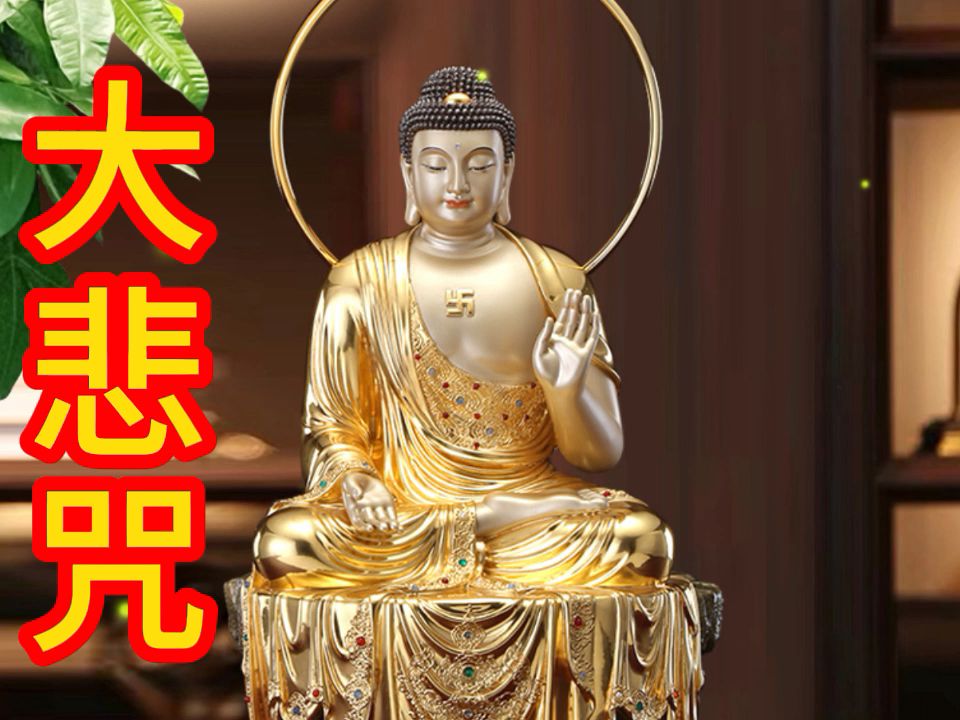 12月3日晨念早课开始《大悲咒》愿你一生幸福满满富贵常伴哔哩哔哩bilibili