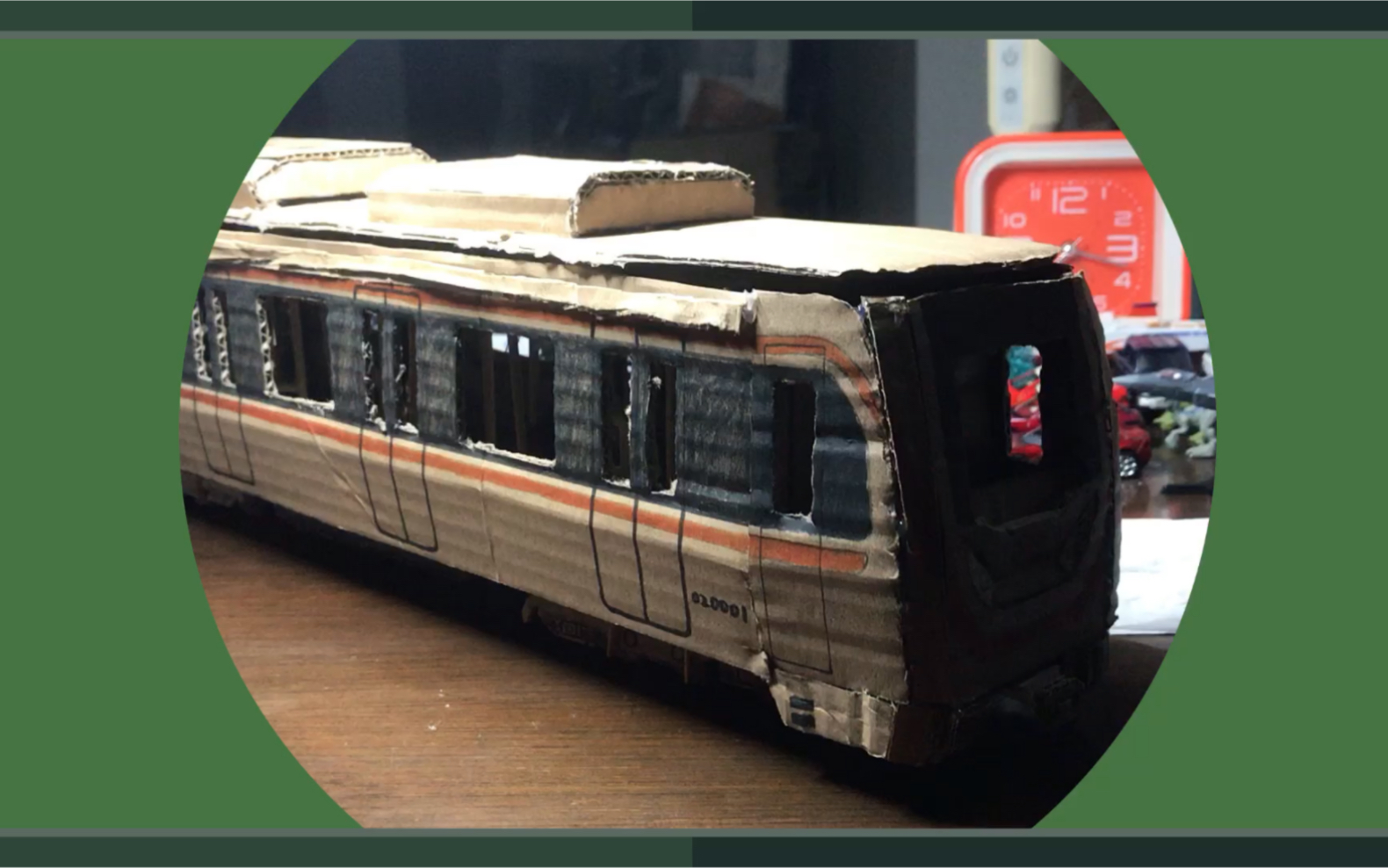 自制杭州地铁二号线模型