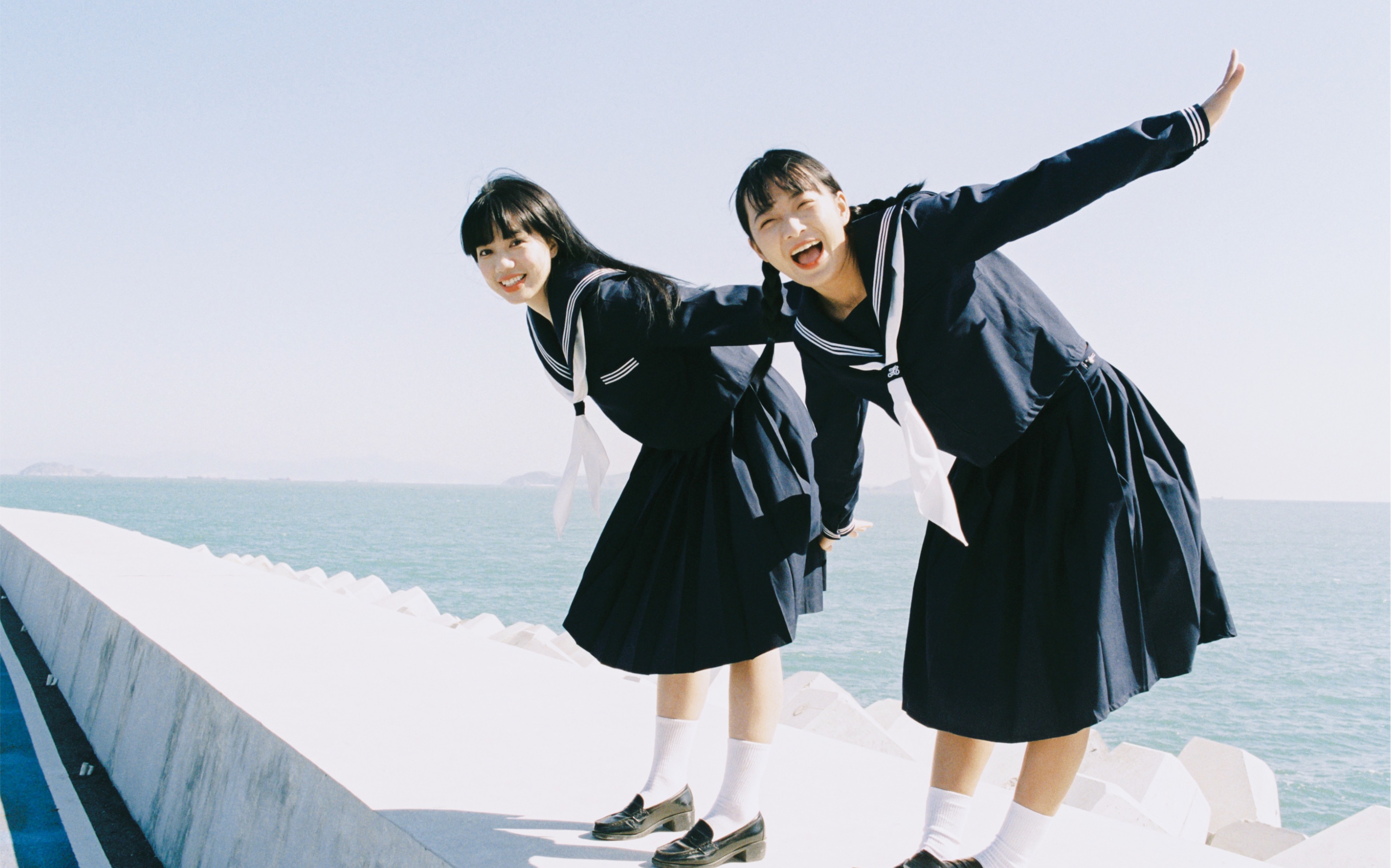 胶片日记超超超日系闺蜜海边写真get