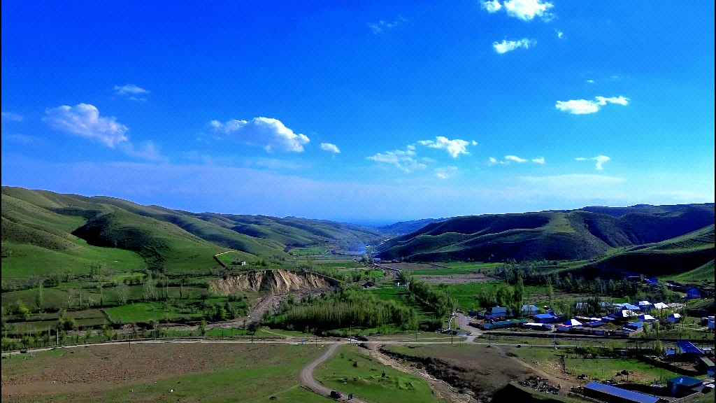 大疆mini3无人机航拍 伊宁县 喀赞其村