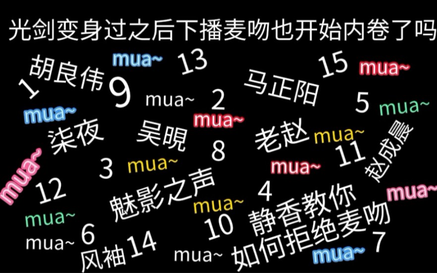 【吻麦】吻麦1~2~3~mua~继光剑变身之后吻麦大内卷……哔哩哔哩bilibili