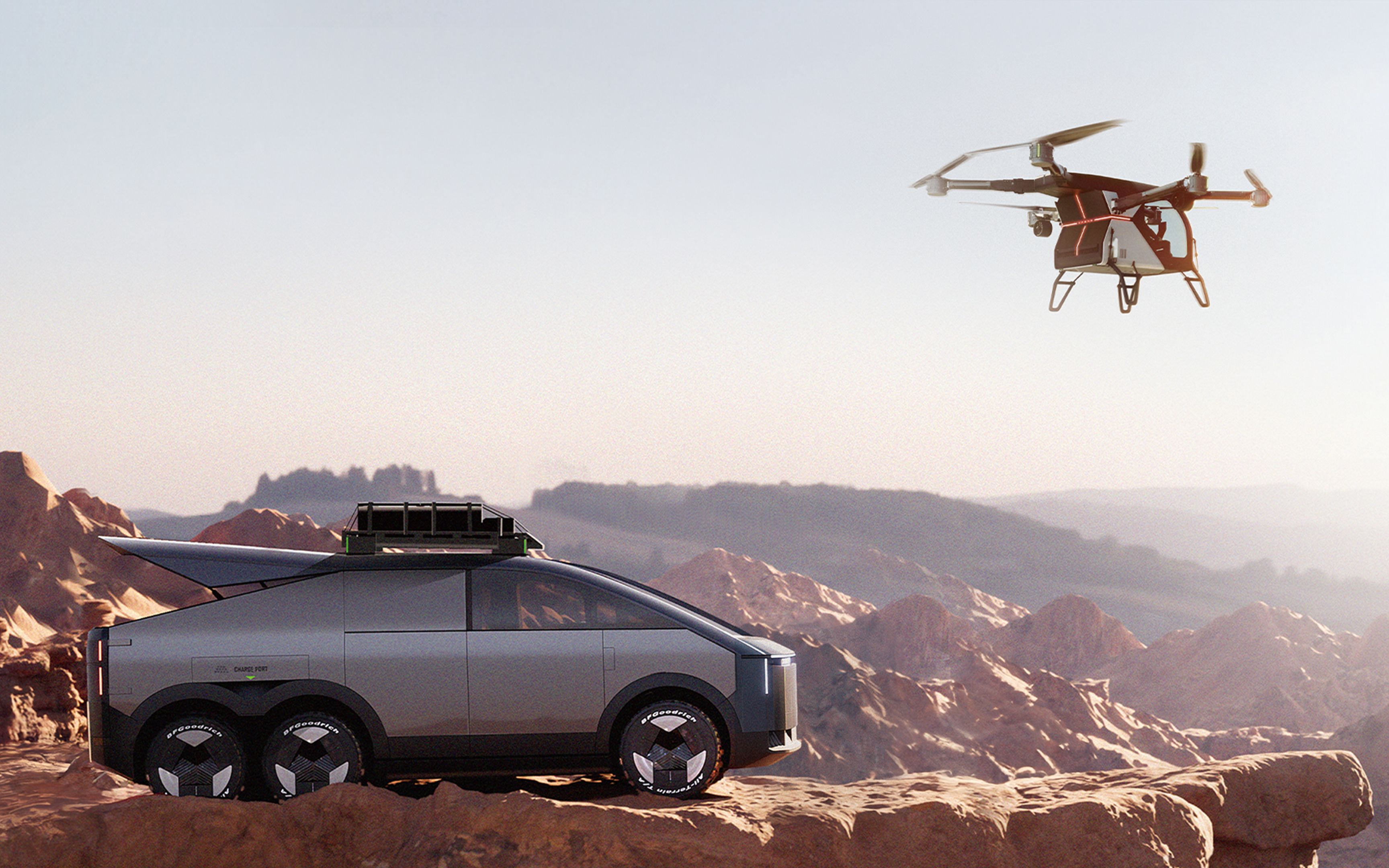 小鹏"1024科技日"发布分体式飞行汽车 陆地航母