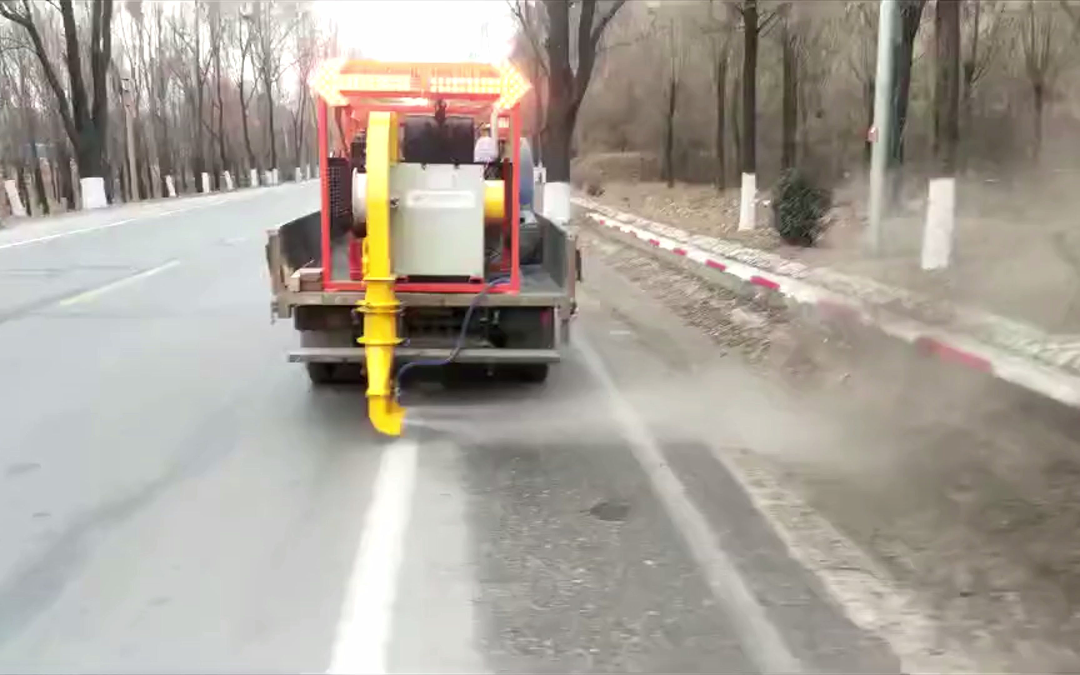 车载式路面吹扫机 市政道路吹灰机 混凝土路面吹扫机