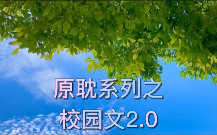 【原耽校园文2.0】10本好看的校园文,暗恋/高冷冰山学霸/甜宠哔哩哔哩bilibili