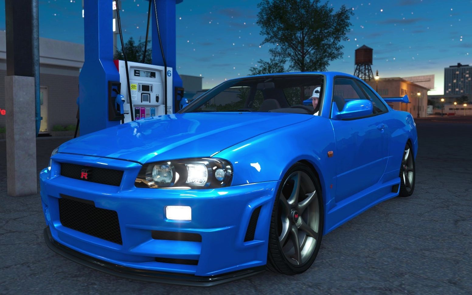 日产GTR R34从午夜狂飙到日出!Nissan Skyline GTR R34  飙酷车神2 The Crew 2 | 游街试驾哔哩哔哩bilibili