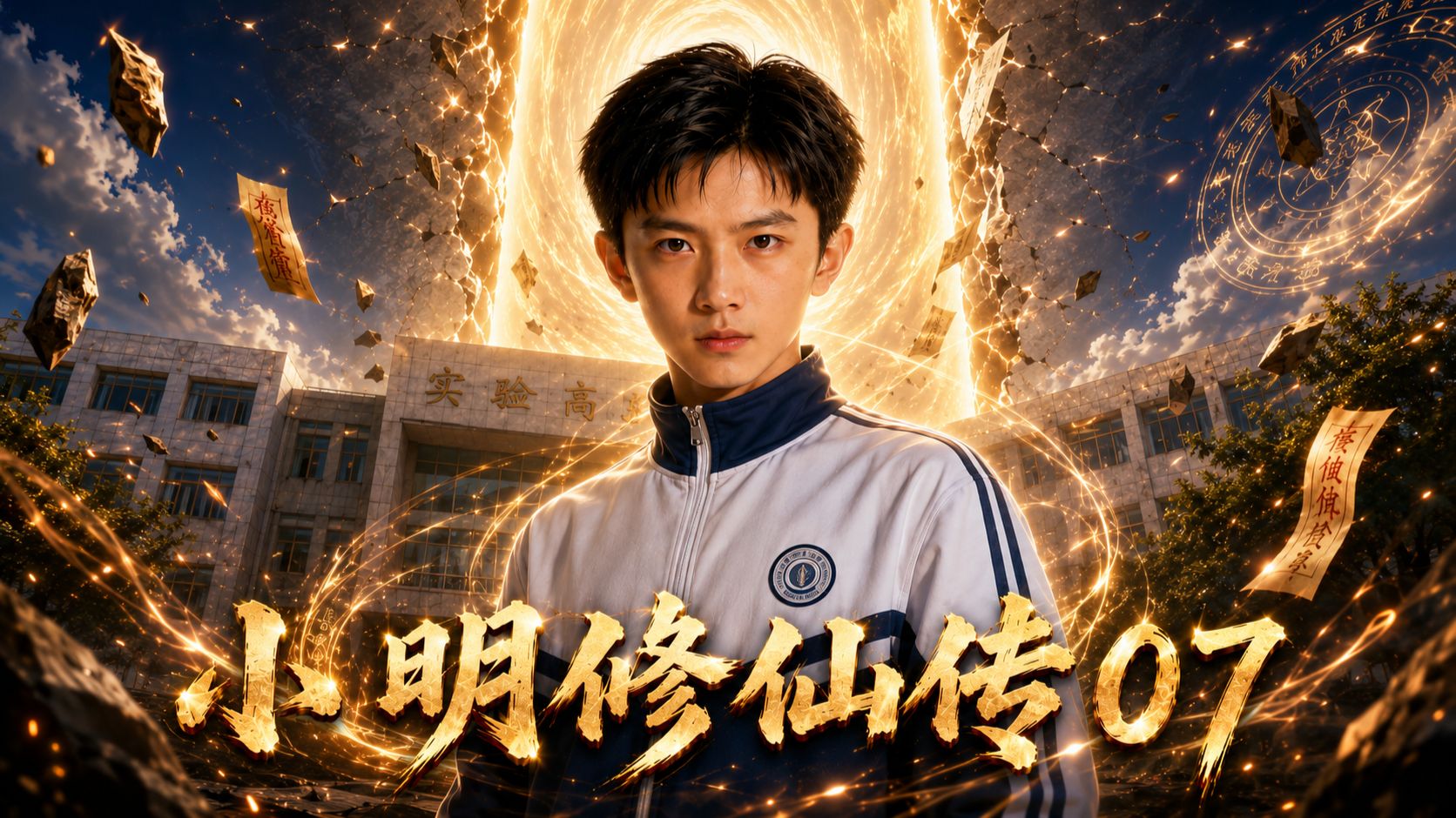 无敌的高中境小明【小明修仙传EP7】【AI全民制作人】