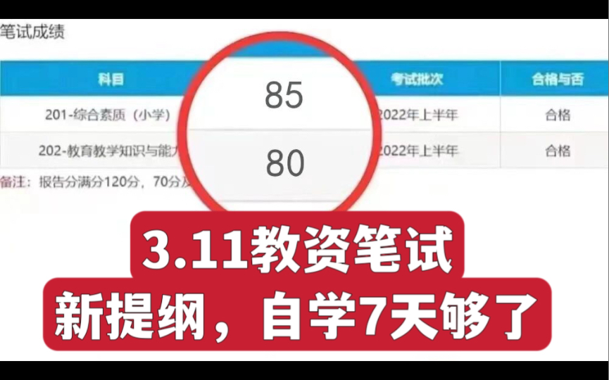 2023教资笔试新提纲,旧版资料别看了,新版重点才70页,非师范小白自学7天够了.2023教师资格证笔试幼儿小学初中高中科目一综合素质教育知识与能力...