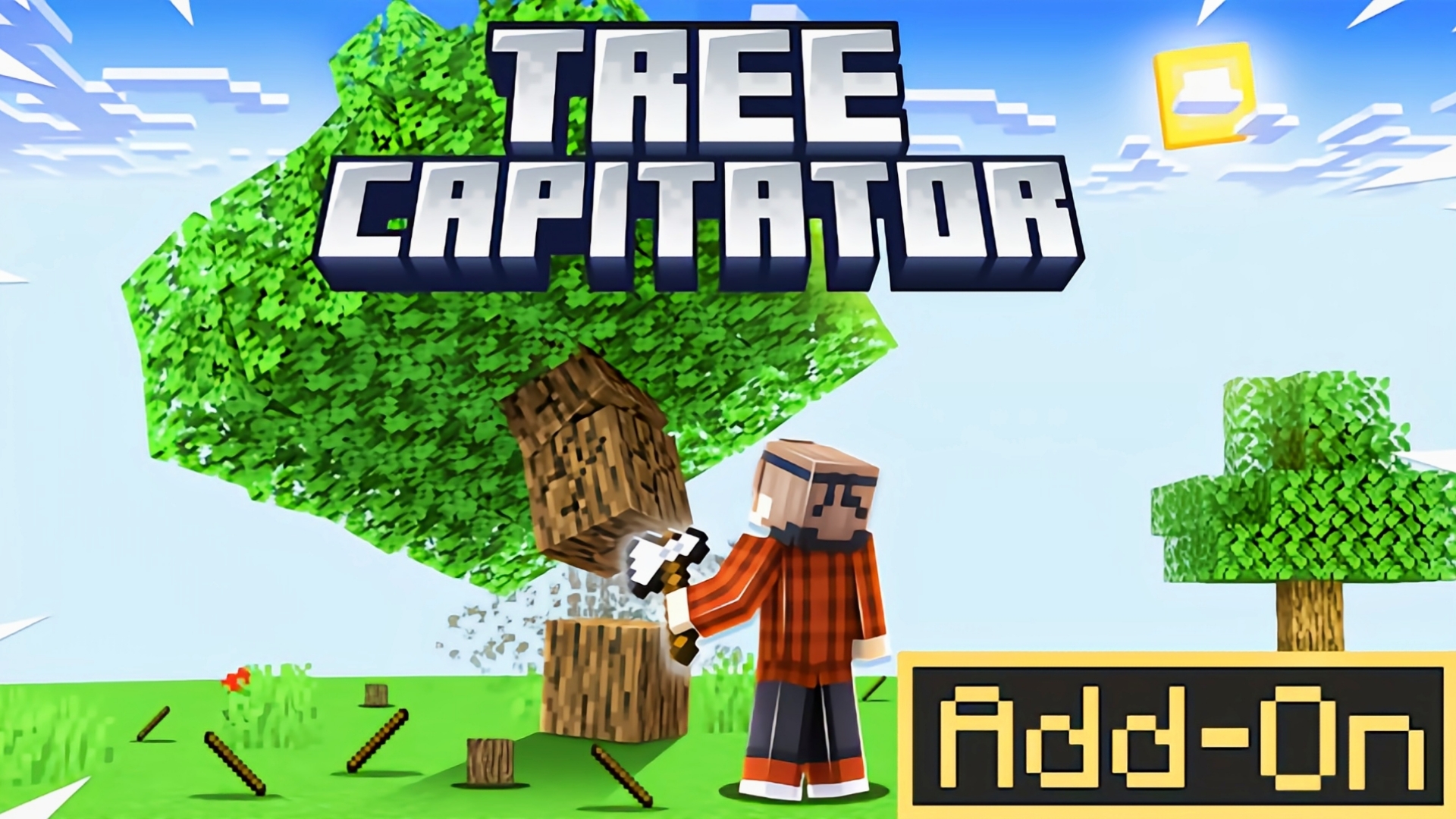 [AddOn]砍树追加内容我的世界市场包免费下载Minecraft Marketplace TreeCapitator AddOn哔哩哔哩bilibili我的世界演示