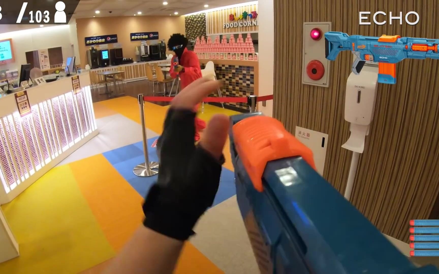 nerf战争水上乐园和spa战斗