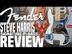 Download Video: 【卖时光】三厨狂喜！铁娘子乐队贝斯手Steve Harris签名款/Fender Steve Harris Signature P-Bass