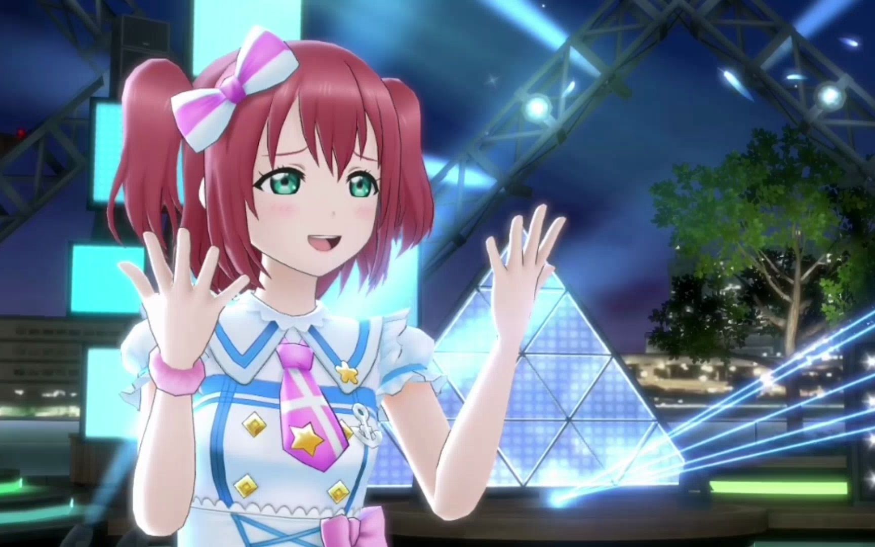 lovelive学园偶像季群星闪耀一单打歌服露比跳起了碧翠金雀