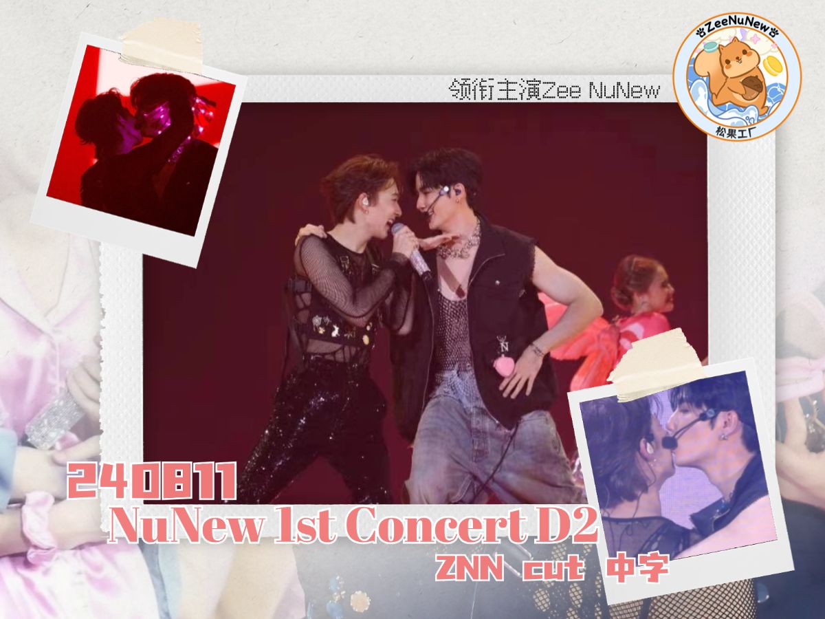 【松果工厂1号车间字幕组】240811 NuNew 1st Concert D2 ZNN cut 中字哔哩哔哩bilibili