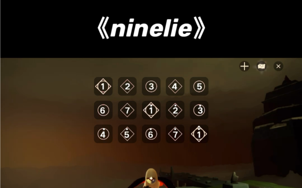 光遇琴譜《ninelie》鋼琴彈奏