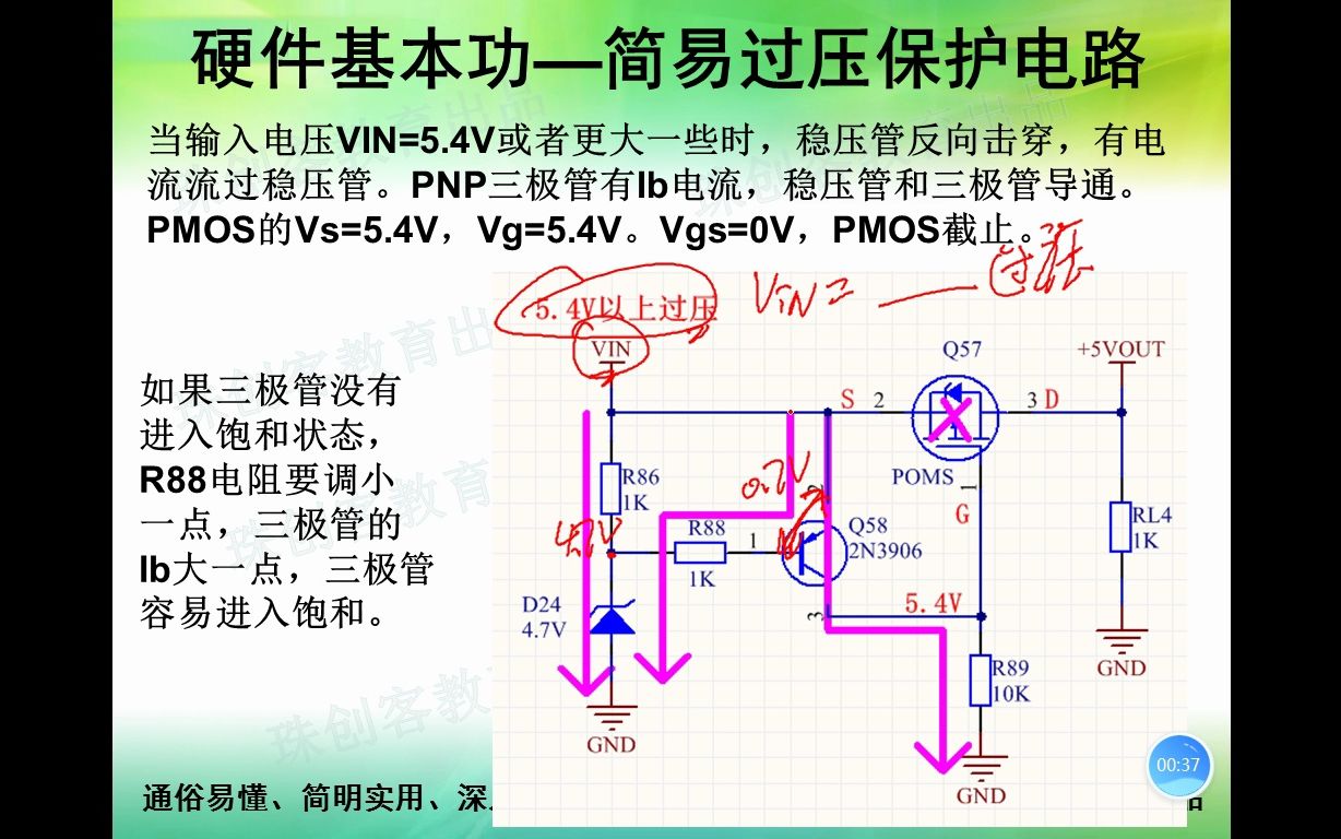 硬件基本功110过压保护电路过压分析哔哩哔哩bilibili