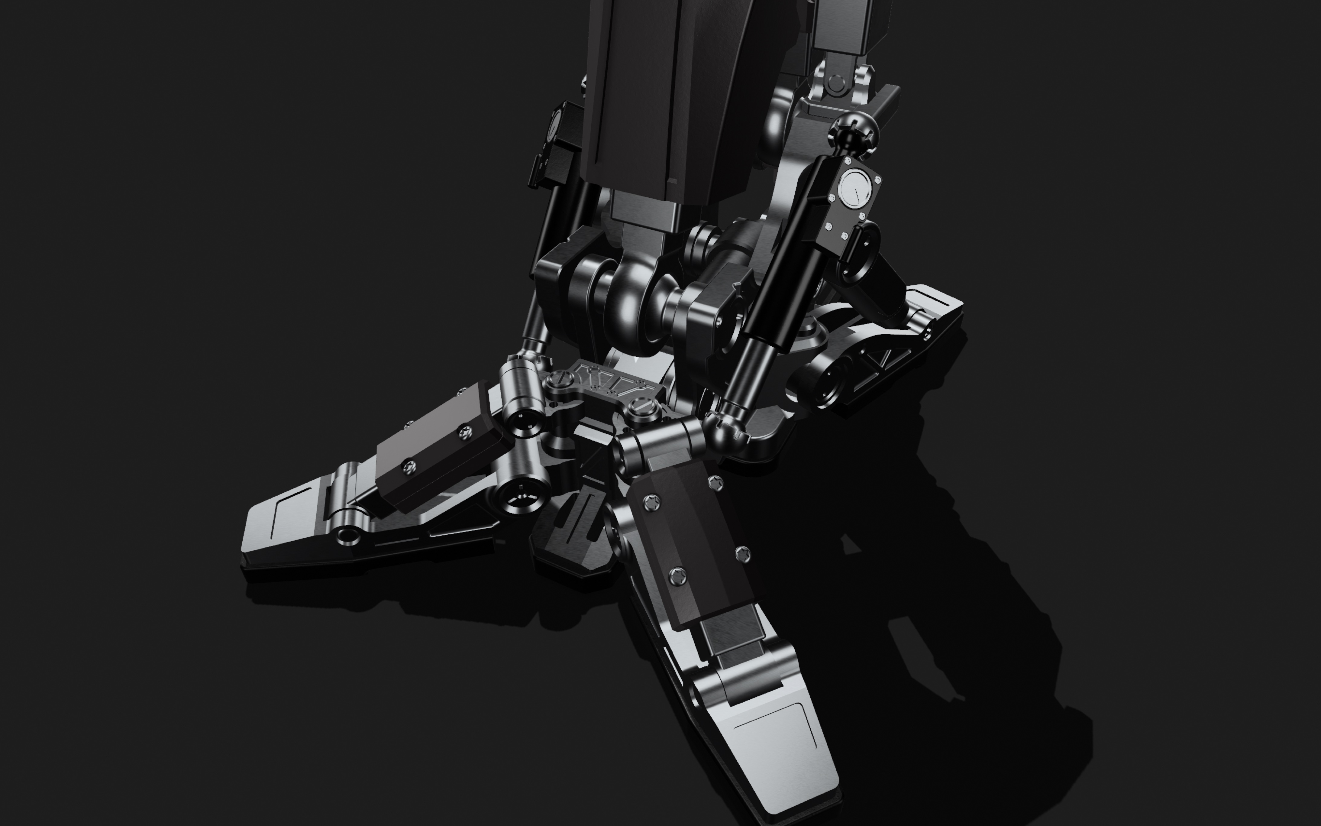 机甲脚部建模shapr3d