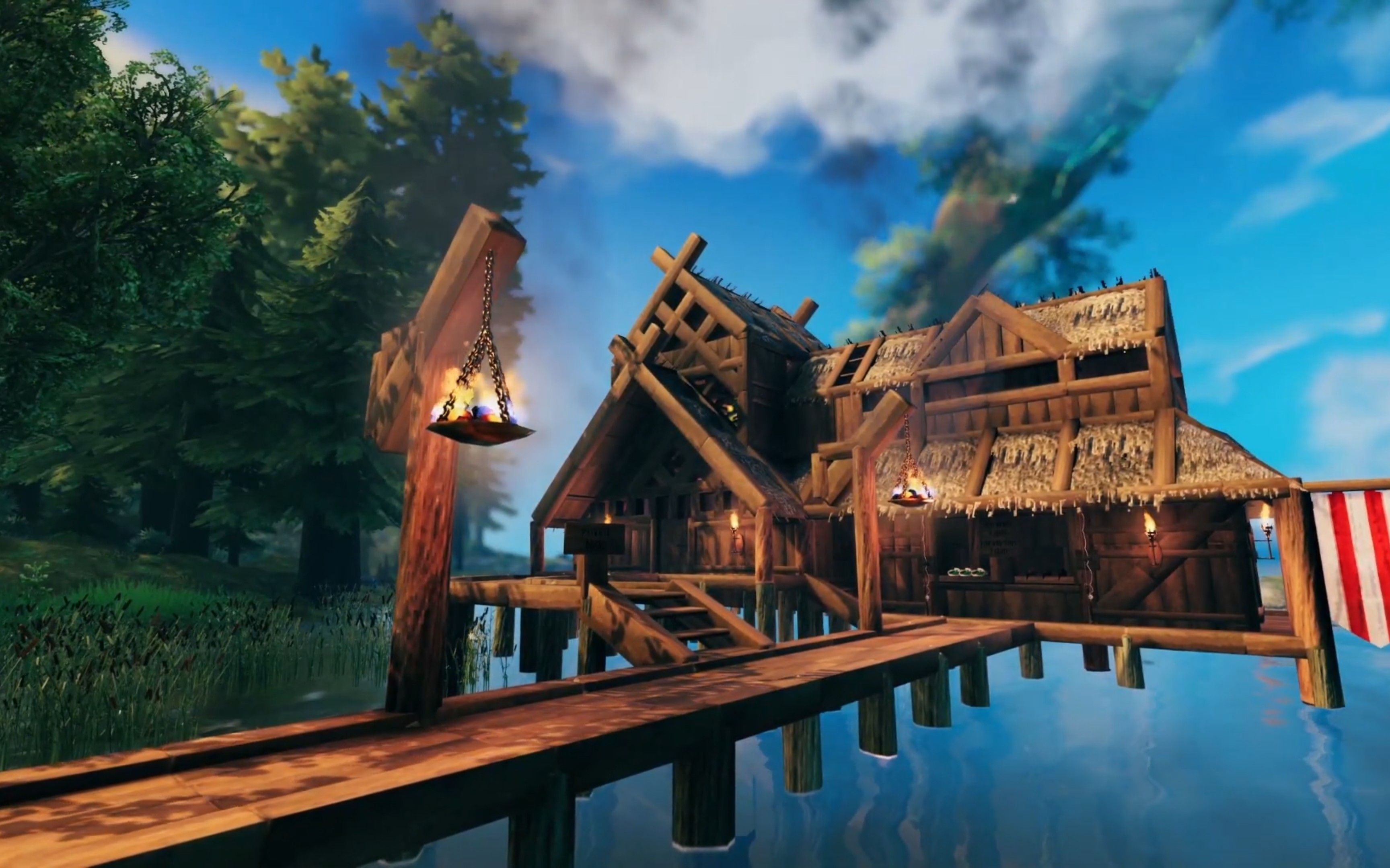 [valheim]英灵神殿-钓鱼小屋#7