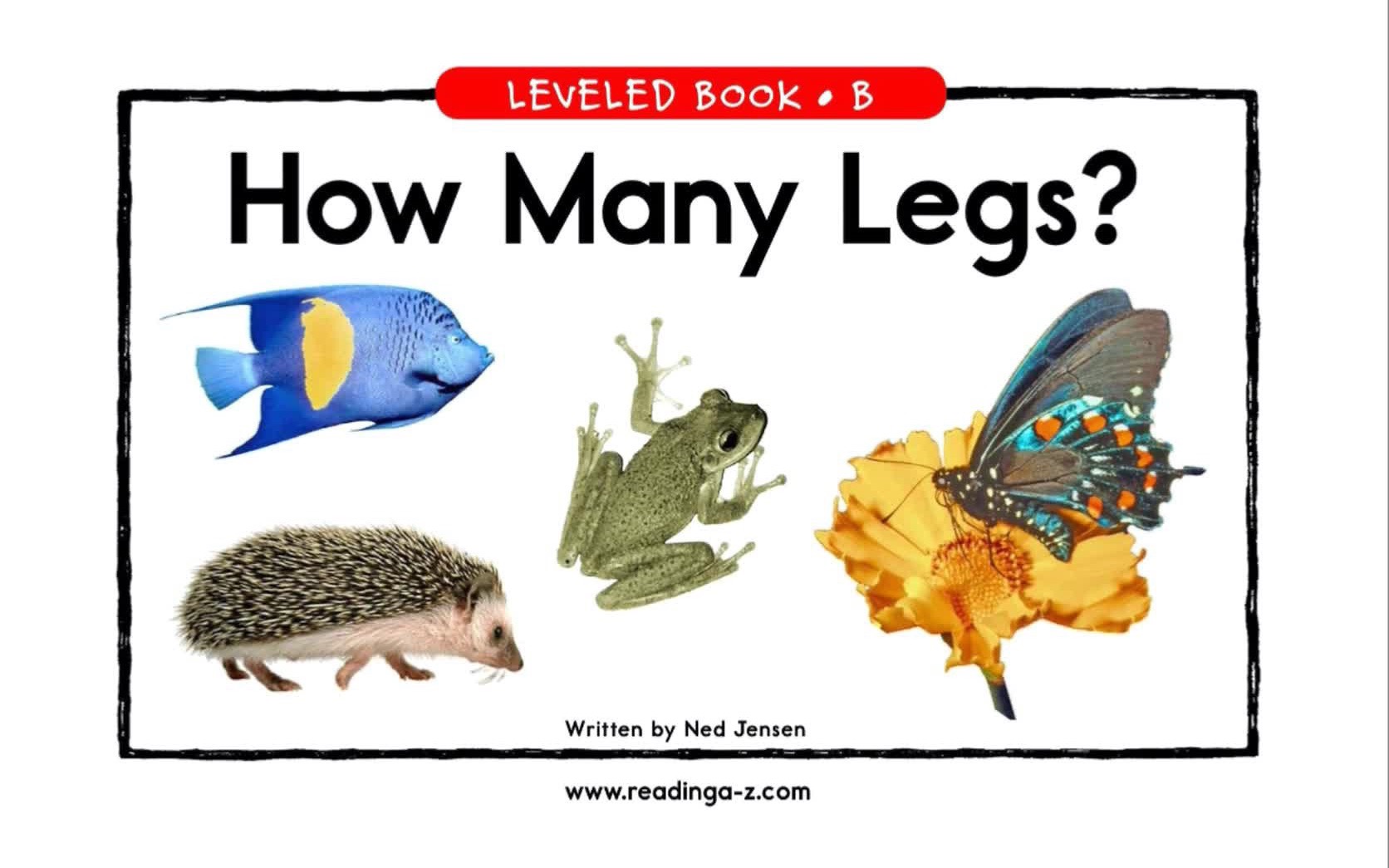 [图]RAZ英文绘本阅读--B- How many legs. (怕虫子的小伙伴慎入！)