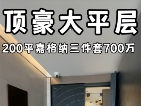 合肥滨湖顶豪大平层社区自带3000平会所200平嘉格纳三件套700万起#合肥大平层 #合肥大平层设计 #合肥大平层推荐#合肥新房推荐哔哩哔哩bilibili