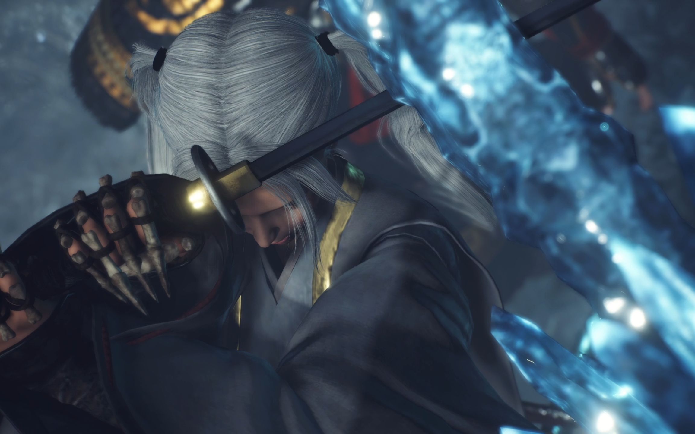 仁王2p8尸山冰河白发巫女传