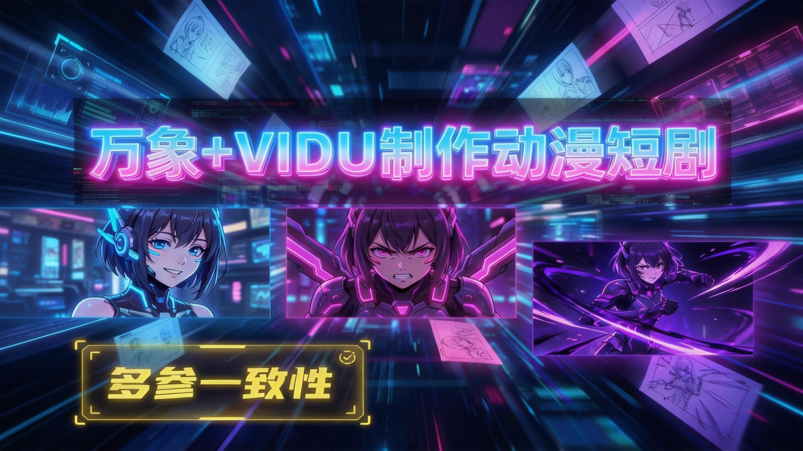 万象+VIDU制作精品漫剧（批量自动化多参一致性方案）