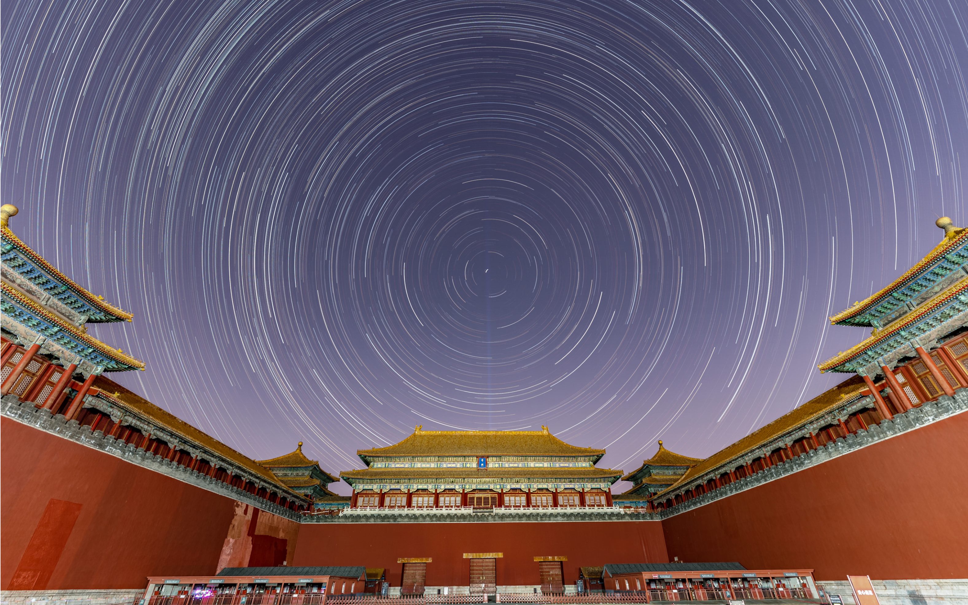 故宫午门星轨
