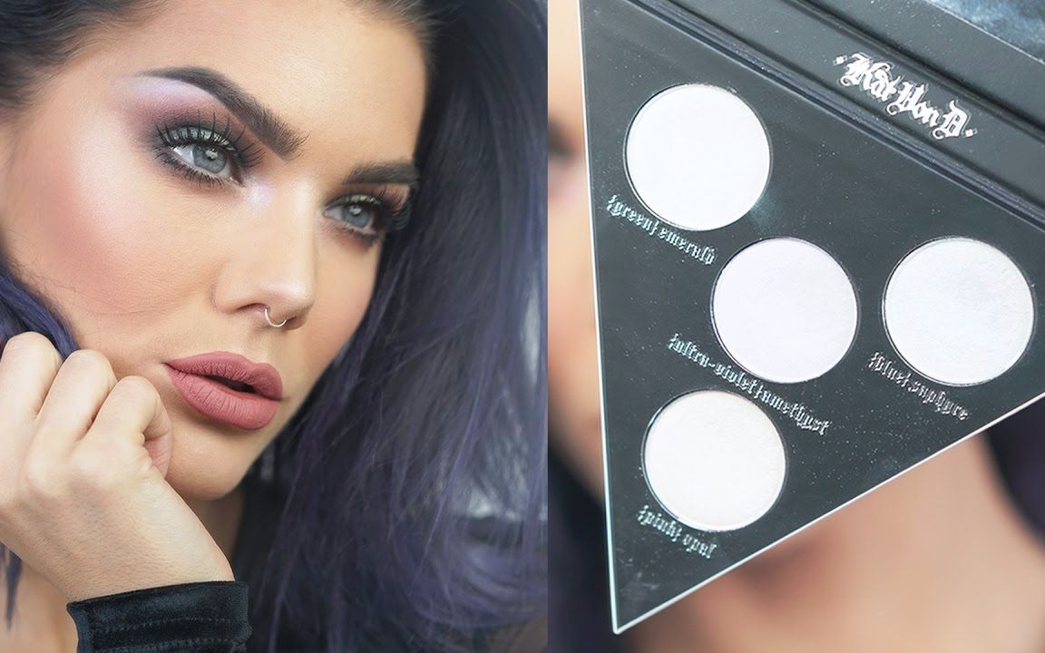 linda hallberg | 彩色 嚣张 烟熏妆kat von d alchemist palette
