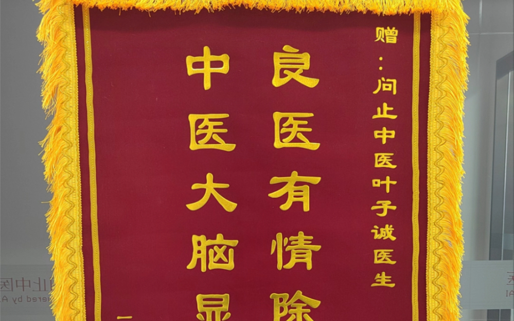 感谢问止中医,锦旗传递患者心声!