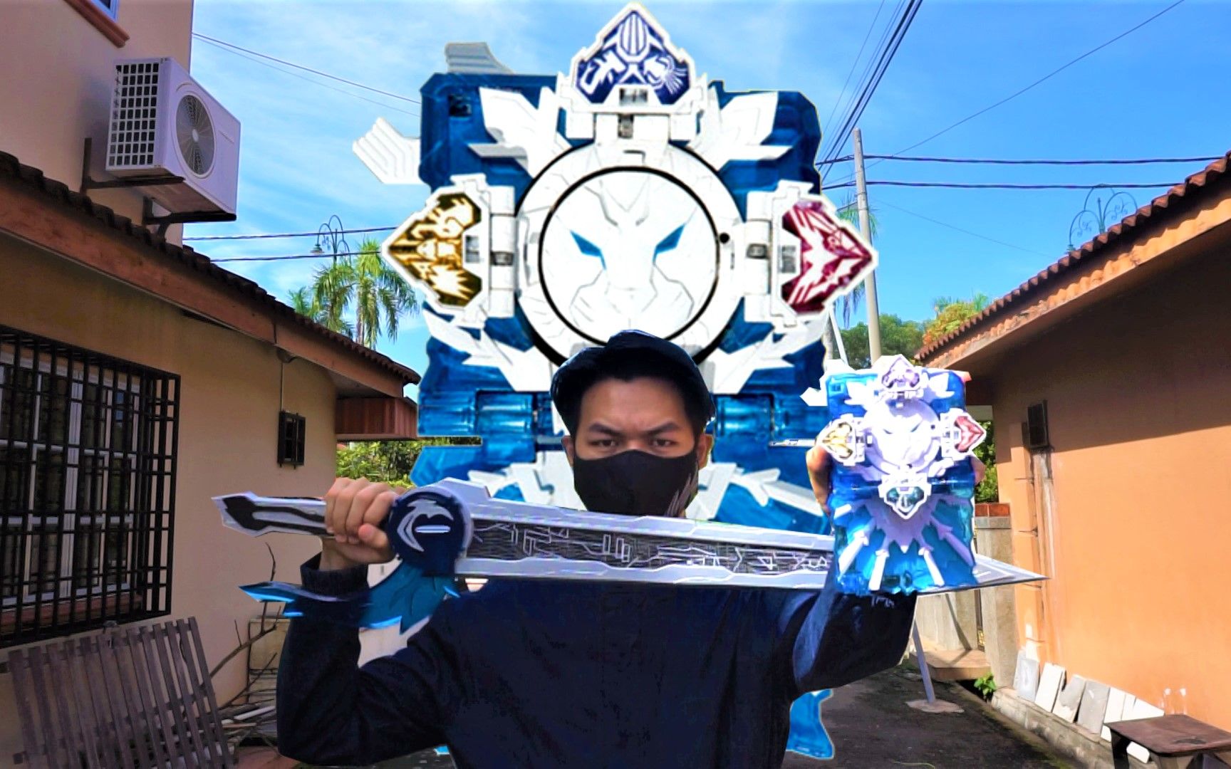 【假面骑士圣刃】假面骑士blades鬃毛冰兽战记变身 必杀技!